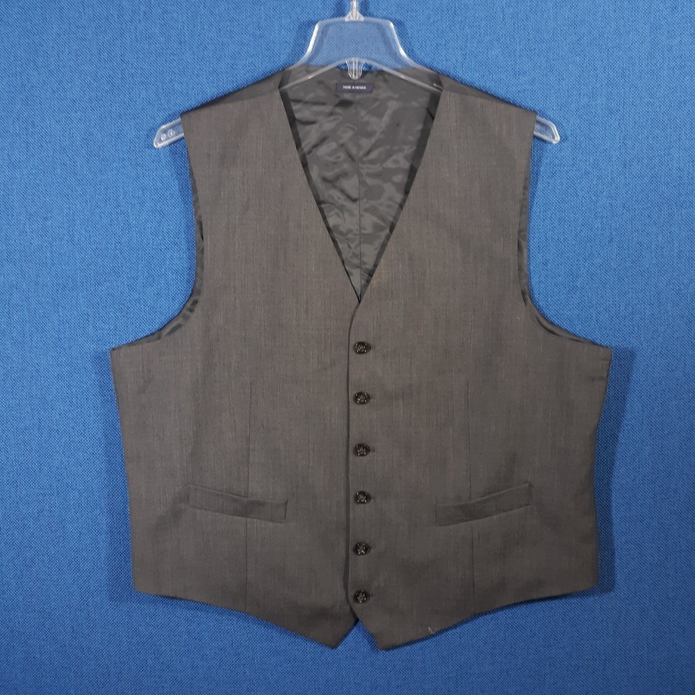 Stafford Waistcoat Suit Vest Mens XL Classic Fit Wool Acetate Lining